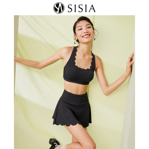 sisia女分体泳衣高级感少女度假