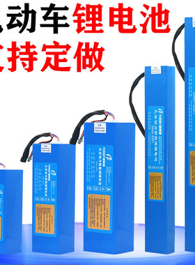 36V滑板车电池48v锂电池电动车电芯通用自行车10AH12AH20A锂电池