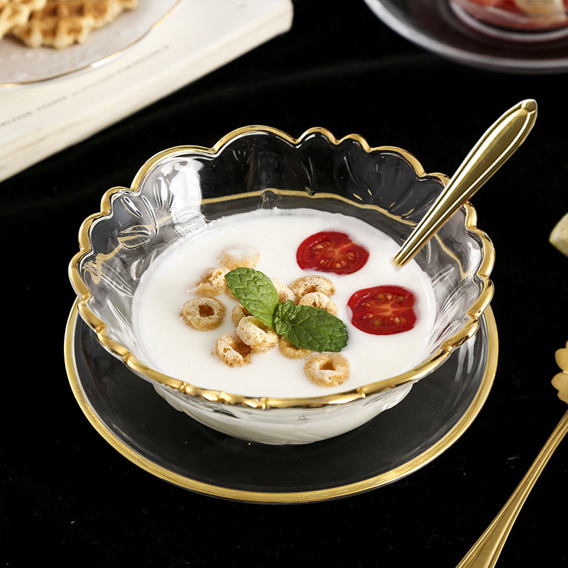 Nordic Phnom Penh dessert white fungus bird's nest bowl glass sugar water bowl