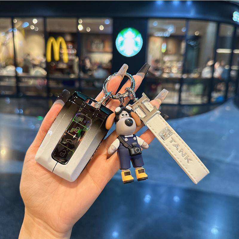 适用坦克300/500/800钥匙套三百400hi4t赛博坦克车包扣壳700炫彩