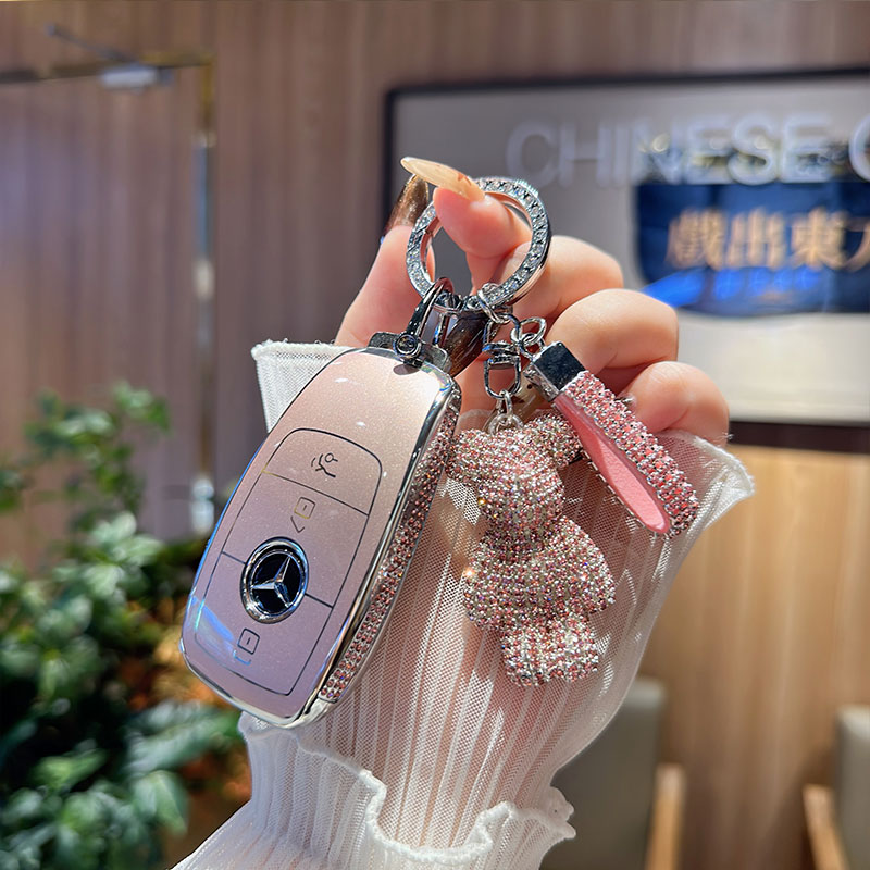 一眼沦陷的粉色钥匙套女生专属！