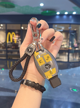 奔驰C200L汽车钥匙套A180L壳A级glk扣glc260包glaC级e300l专用