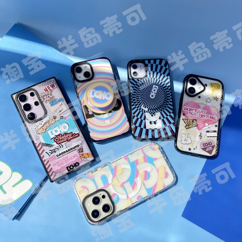 RJINHIT 金硕珍ECHO保护套适用magsafe磁吸手机壳iphone14 15promax13 苹果16pro 三星S24 s25磁吸支架JIN