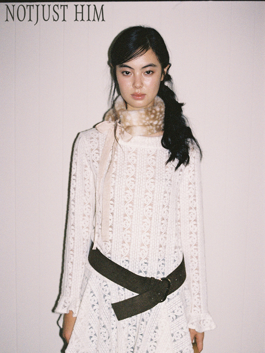 thumbnail for Flower raft NOTJUSTHIM winter tether plush versatile snood fur collar accessory