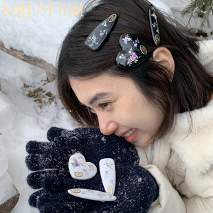 花筏NOTJUSTHIM 《柏林少女》碎花印花树脂发夹