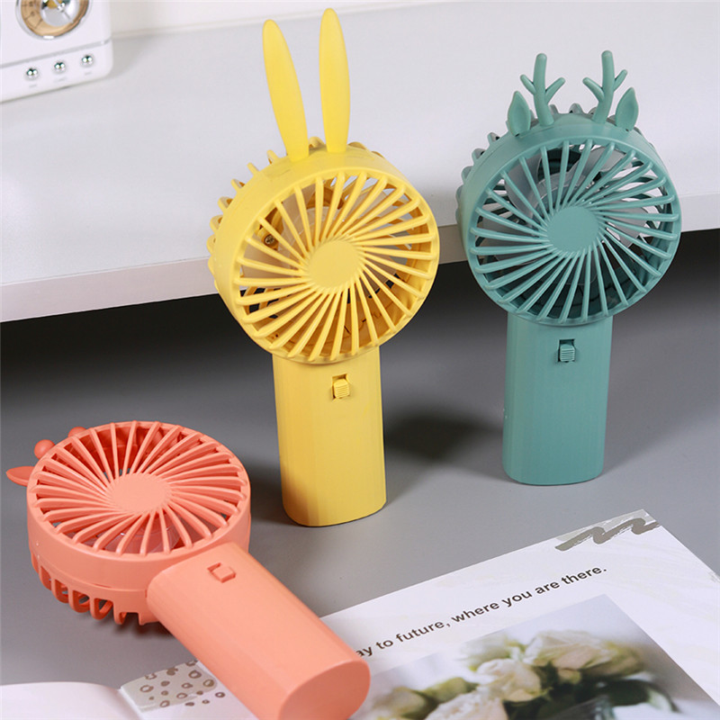 简约小型风扇USB迷你夏季宿舍户外用可充电学生儿童手持小电扇
