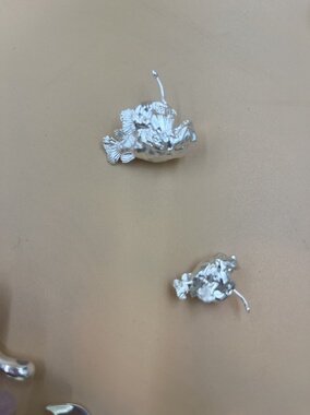 足银银饰品订制 来文件3 D打印安康鱼订制