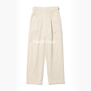 Nord Classic「经典阔腿裤」25秋冬复古休闲宽松纯色阔腿长裤男