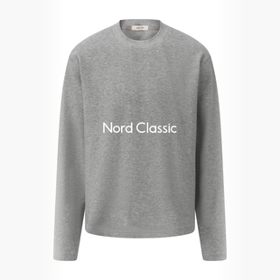 Nord Classic「毛巾底长袖」25秋冬复古休闲宽松纯色长袖上衣男