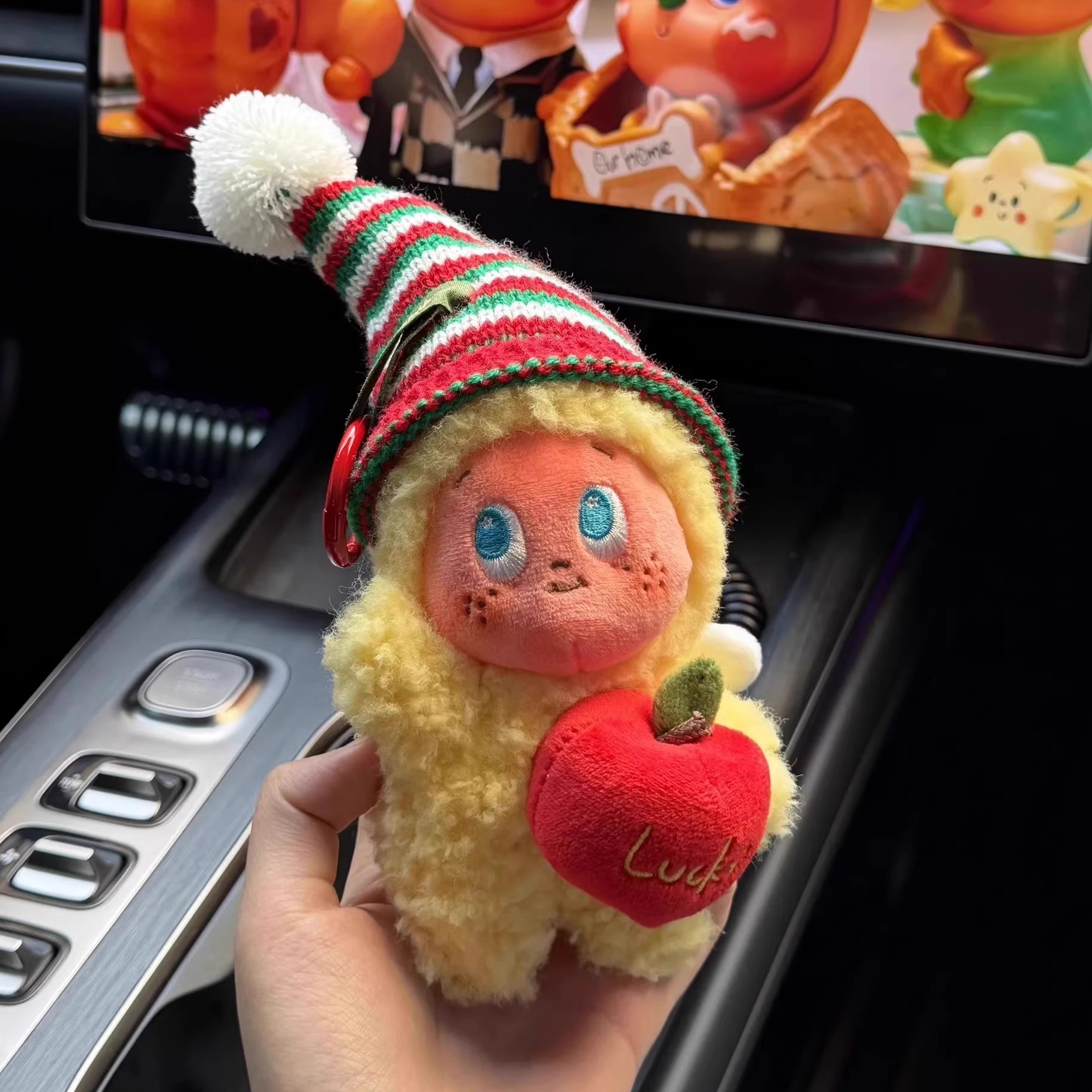 星星人衣服配饰一二三代通用圣诞帽子娃衣换装秋冬日毛线帽着替