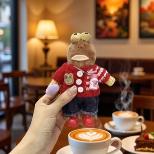 比奇堡的居民们娃衣新年酷酷鱼衣服愣愣鱼拜年服年马年春节红毛衣