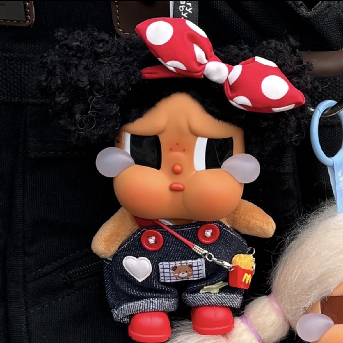 crybaby娃衣小红书同款vacation哭娃衣服背带裤搪胶毛绒挂件着替