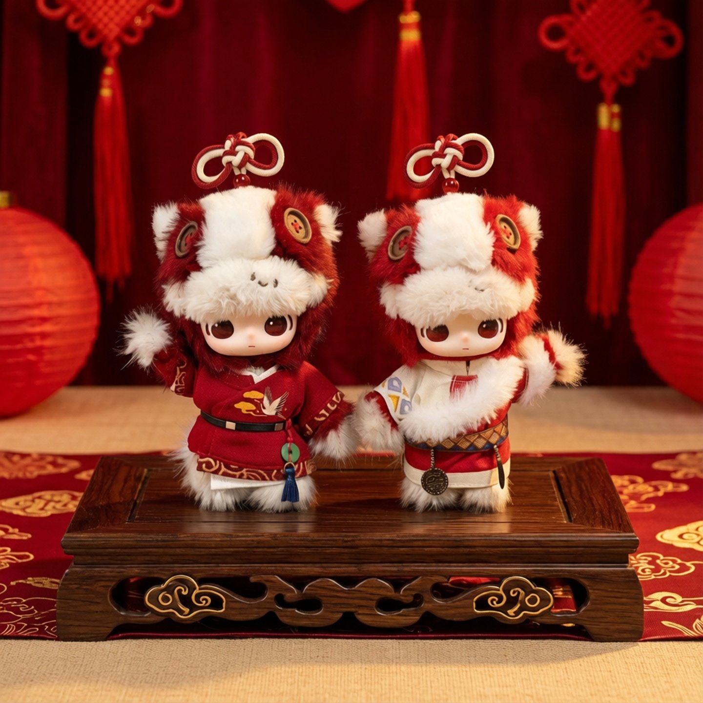 马力全开娃衣dimoo通关马娃衣服15cm毛绒挂件马年红色喜庆状元服,模玩/动漫/周边/娃圈三坑/桌游,潮玩娃衣,淘宝优惠券,粉丝福利购,淘宝优惠卷