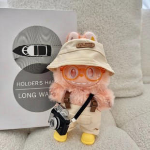 Labubu3.0前方高能娃衣套装三代欢乐裙子拉布布衣服棉花娃着替装