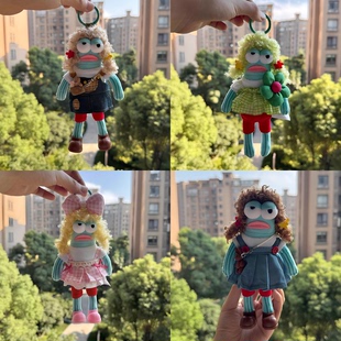 比奇堡的居民们娃衣海绵宝宝丑萌酷酷鱼娃衣躺平鱼瘫瘫鱼玩偶衣服