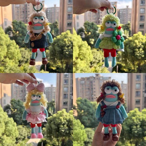 比奇堡的居民们娃衣海绵宝宝丑萌酷酷鱼娃衣躺平鱼瘫瘫鱼玩偶衣服