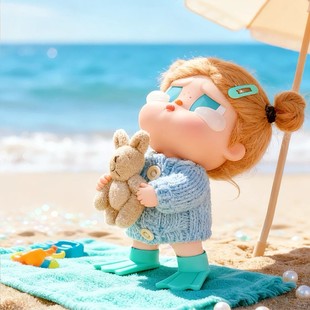 哭娃crybaby娃衣度假系列vacation咕噜咕噜小红书同款 毛衣套装