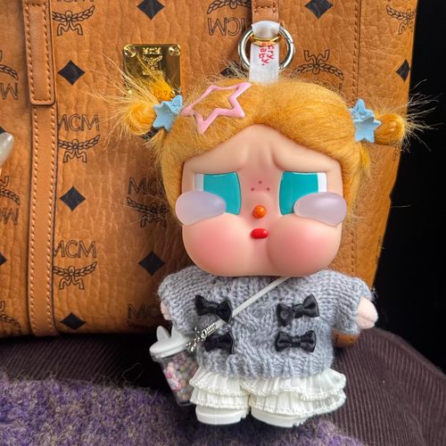 crybaby娃衣vacation度假系列咕噜衣服搪胶毛绒挂件哭娃秋冬毛衣