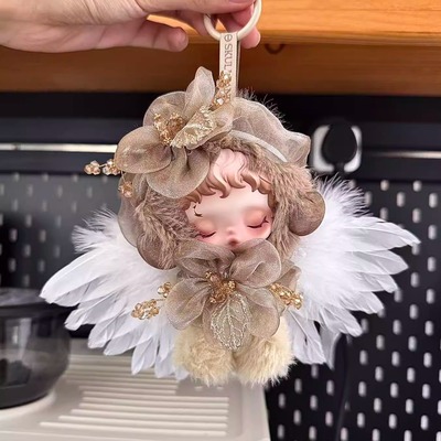 sp光织园沐木娃衣定制冬日乐章衣服衣服羽毛翅膀原创diy发饰头饰