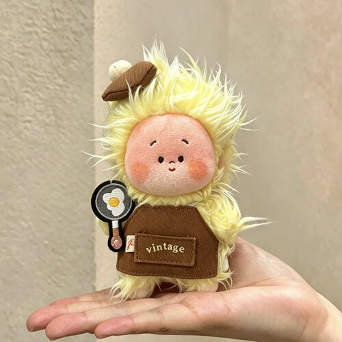 星星人娃衣大风中凌乱系列毛绒衣服公仔盲盒挂件套装厨师娃衣换装