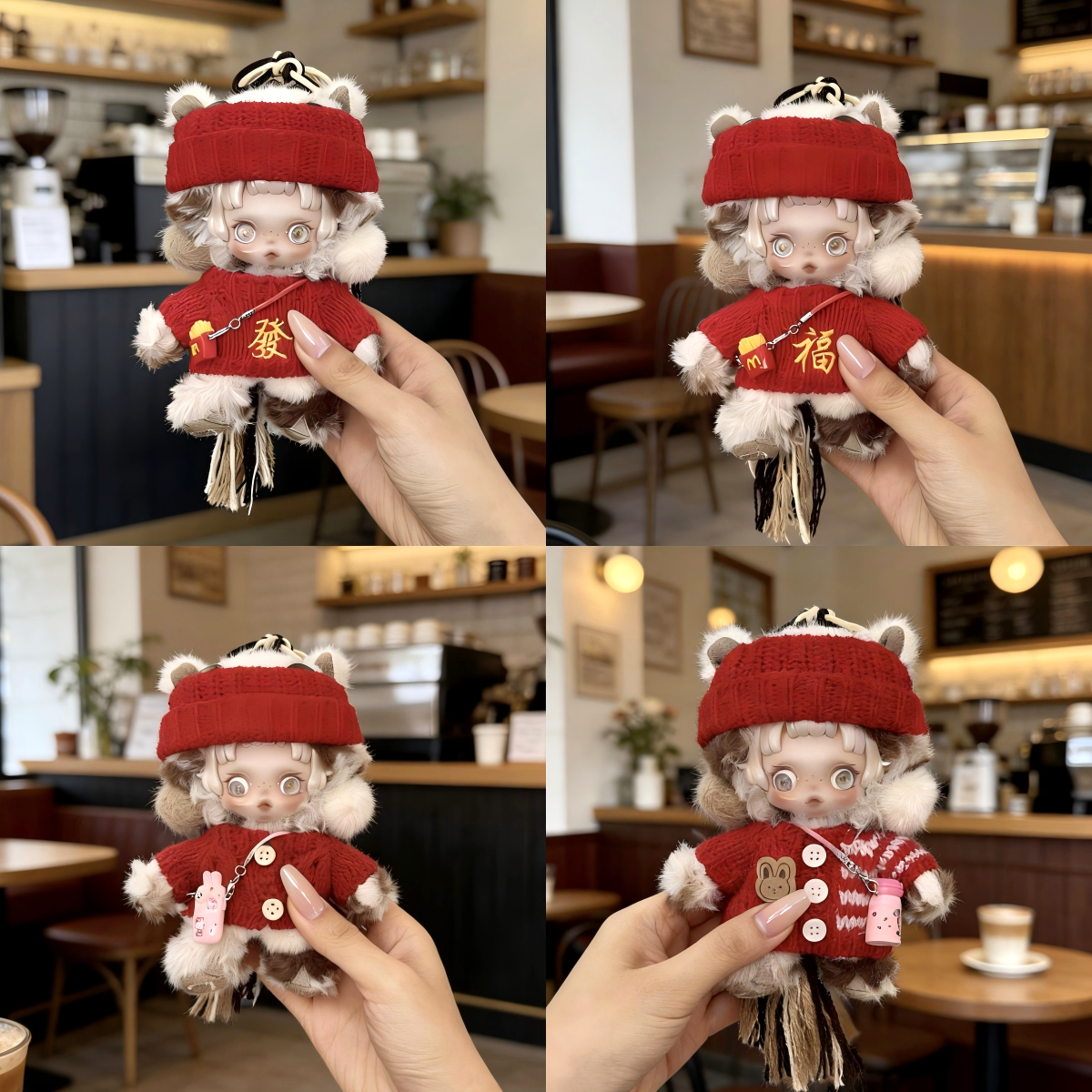 马力全开娃衣新年千里马sp衣服15cm毛绒挂件光织园马年喜庆红毛衣,模玩/动漫/周边/娃圈三坑/桌游,潮玩娃衣,淘宝优惠券,粉丝福利购,淘宝优惠卷