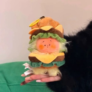 三代星星人娃衣好梦气象局大风中凌乱毛绒挂件可爱汉堡连体套装