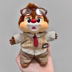 米奇家族萌在一起唐老鸭奇奇蒂蒂娃衣搪胶玩偶公仔高飞娃衣着替装