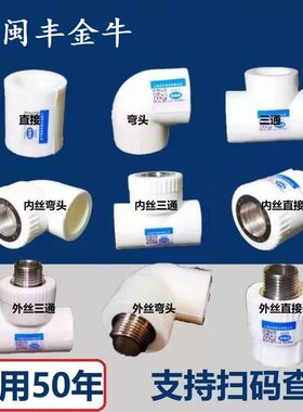 金牛ppr管件水管接头日丰管