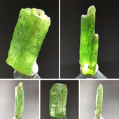 天然绿晶石原石矿物晶体宝石头水晶鱼缸造景地质学生科普教学标本