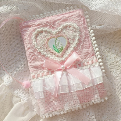 【兔兔手帐铺子】粉色甜心 手作书衣少女心手帐A6 A5 weeks