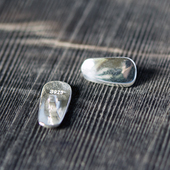 925纯银鼻托纯钛鼻托眼镜框舒适鼻托垫潮眼镜鼻托复古个性 潮