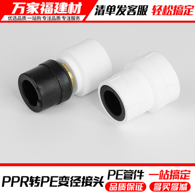 PE管配件热熔PPR转PE变径接头