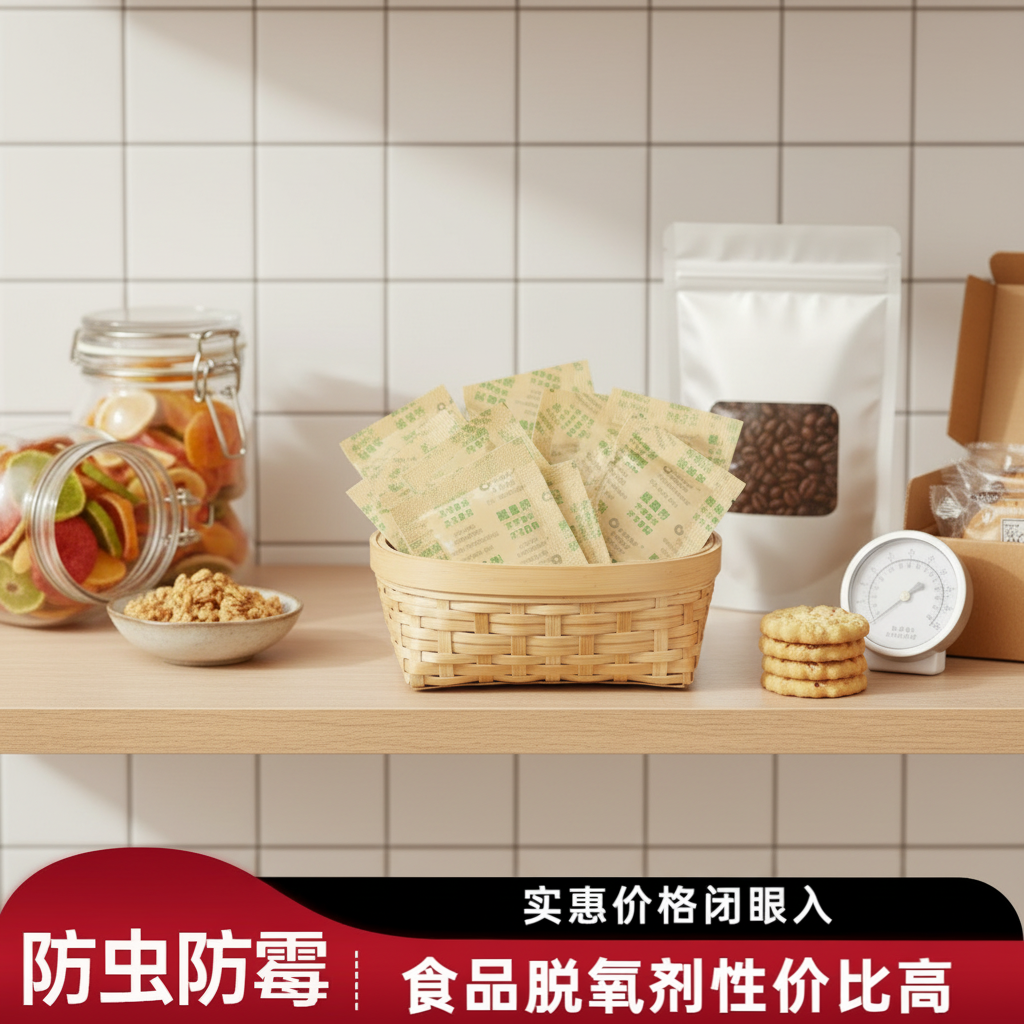 干将30型食品小包月饼蛋黄酥红枣糕点烘培防霉防潮干燥保鲜脱氧剂