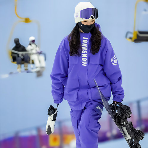 johnsnow滑雪服单板套装双板专业户外宽松男女款青年加厚保暖美式