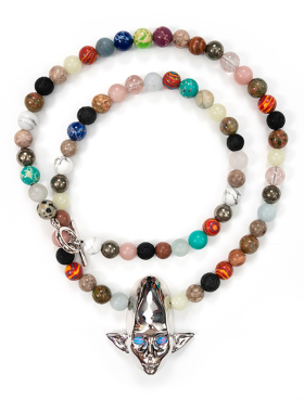 Kim Laughton Fertile Strains head necklace