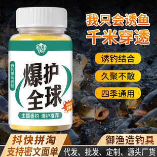 爆护全球鱼饵料窝料黑坑野钓竞技水库鲫鲤草鳊淡水鱼钓鱼小药