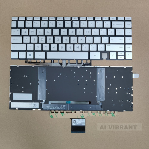 适用于惠普HP Spectre x360 14-EA 14-EB 14-AE键盘银色