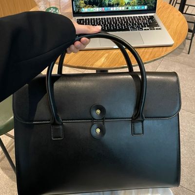 高级感电脑包2024新款复古时尚女