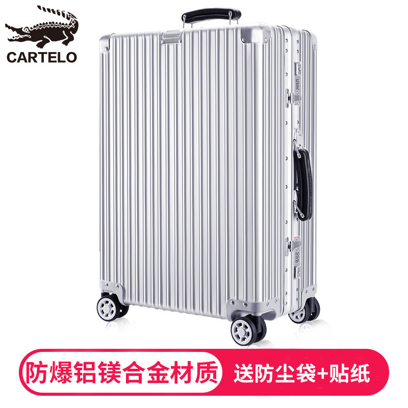 Cartelo Net Red aluminium alloy Draw bar box 24 Lockbox Retro suitcase Boarding case 20 inchin the Leather/Lady bags/Men's bag, Suitcase  category - from Buy2taobao.com to provide professional Taobao agent buy service