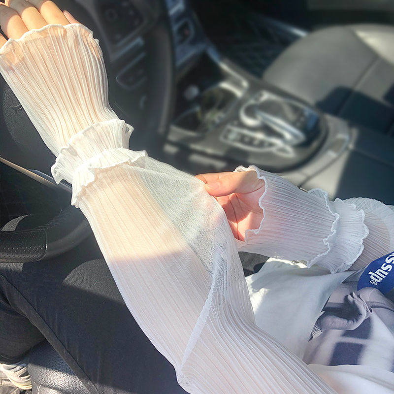 冰袖女款防晒袖套女防紫外线2026新款夏季防嗮手袖蕾丝套袖护袖薄