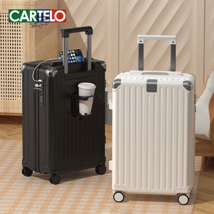 卡帝乐鳄鱼行李箱多功能旅行20寸登机拉杆箱女学生大容量28男正品