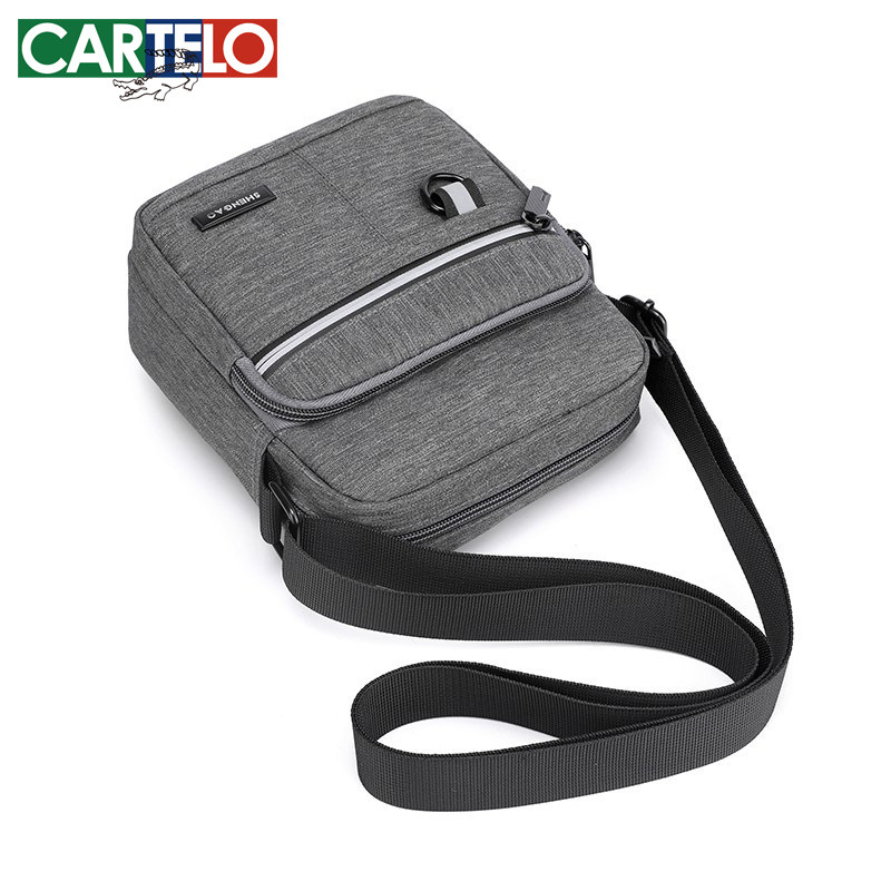 男包牛津布单肩包男斜挎包休闲帆布包男士包包背包小包商务手机包