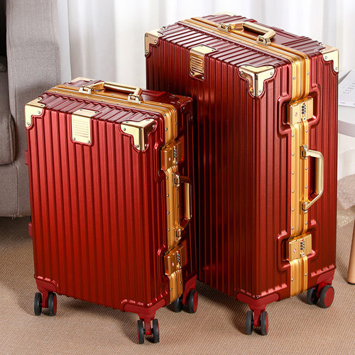 结婚行李箱新娘陪嫁箱子红色