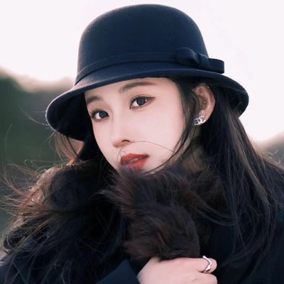 秋冬季帽子女法式复古盆帽千金