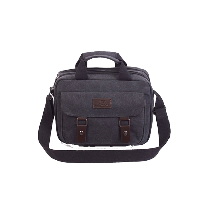 男士帆布单肩包大容量斜挎包