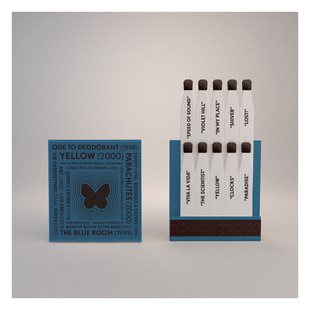 NTS授权原创书式 定制 火柴 复古个性 致敬coldplay 老式 江边样子