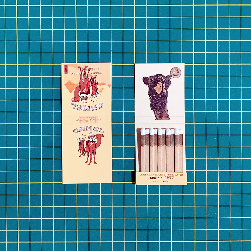 几把洋子xjbyz原创老式书式火柴