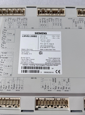 西门子燃烧控制器LMV52.200B2，230VAC，三相供 ~议价