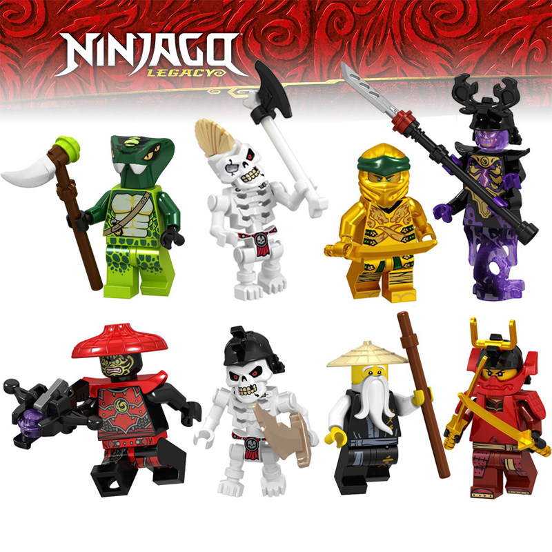 兼容乐高幻影忍者积木吴大师黄金忍者 x武士巨石侦察兵加满都魔王