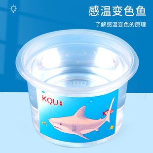 科技小制作神奇的感温变色鱼diy小发明认识感温材料手工科学实验